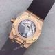 Swiss 7750 Audemars Piguet Rose Gold Brown Rubber Replica Watch (7)_th.jpg